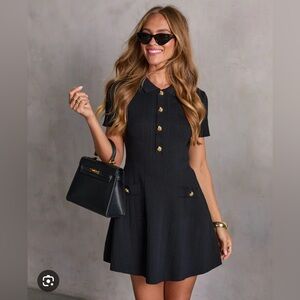 VICI Kourtnie Knit Fit and Flare Mini Dress